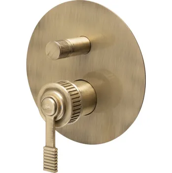 Vodovodní baterie Sapho VERSI podomítková sprchová baterie, 2 výstupy, bronz - RV042/18