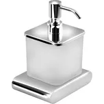 Sapho FLORI dávkovač mýdla, 300ml, mléčné sklo, chrom - RF019