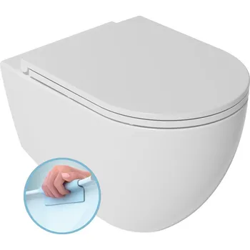 Klozet Isvea INFINITY závěsná WC mísa, Rimless, 36,5x53cm, bílá - 10NF02004