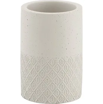 Držák na kartáček Gedy AFRODITE sklenka na postavení, cement - 4998