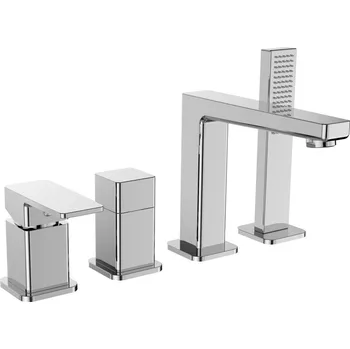 Vodovodní baterie Sapho TURSI čtyřprvková baterie na okraj vany, chrom - TI052