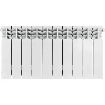 Radiátor Hliníkový radiátor KFA Armatura 857 W bílý 805 x 423 x 90 mm boční připojení