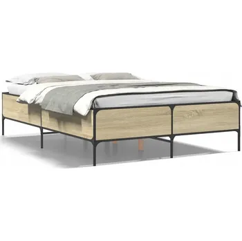 Postel Jednolůžková dřevěná postel VidaXL 90x220 cm, vícebarevná