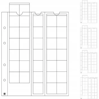 Sběratelství List do mincí Leuchtturm Optima s 35 kapsami