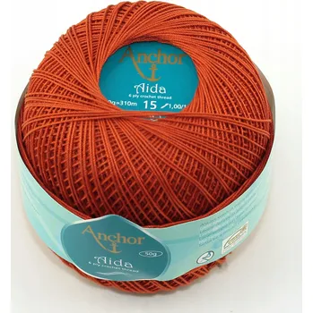 Příze Háčkovací Příze ANCHOR AIDA 15 50 g/310 m, 1004 rudý