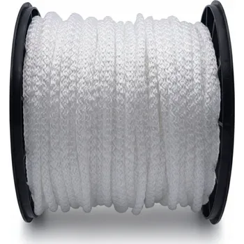 Železářství Pevná POLYPROPYLENOVÁ ŠŇŮRA 5mm 50m BÍLÁ Lano PP