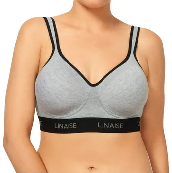 Dámské spodní prádlo Sportovní podprsenka Linaise 1669 šedá 85C