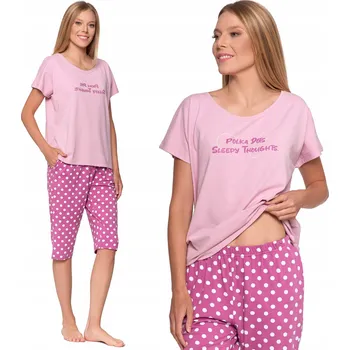 Dámské pyžamo Moraj dámské pyžamo bavlna fialové, velikost M