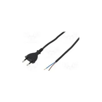 Prodlužovací kabel Kabel CEE 7/16 (C) vidlice,vodiče PVC 5m černá 2x0,75mm2