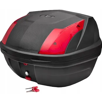 Motocyklový kufr Moretti MR711 32l černý s odrazkou