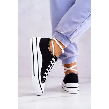 Dámské tenisky Dámské zavazováním tenisky Černá Menifee 38