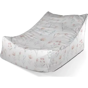 Sedací pytel Sablio Sedací vak Lounge Květinová poezie - 80 x 95 x 50 cm