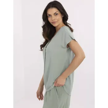 Dámská halenka Halenka D73761M11171B pistáciová L