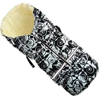 Fusak HappyBee zimní fusak Yetti 3v1 ovčí rouno schnee