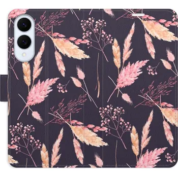 Pouzdro na mobilní telefon Flipové pouzdro iSaprio - Ornamental Flowers 02 - Samsung Galaxy S25 Edge