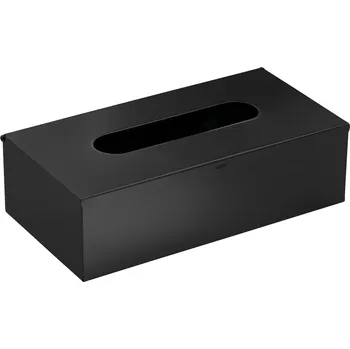 Zásobník na papírové ručníky Gedy Zásobník na papírové kapesníky závěsný, 250x75x130 mm, černá mat - 230814