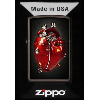 Zapalovač Zippo Srdce motoru 60007375 - Zapalovač, Doživotní záruka
