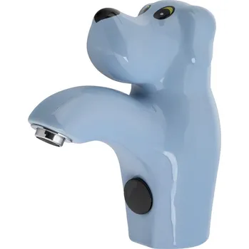 Sapho KID Senzorová stojánková keramická baterie 6V DC (4xAA), pes, modrá - PS402B