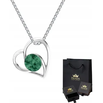 Náhrdelník Stříbrný náhrdelník Srdce Dárek Vánoce Mámy Manželky