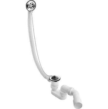 Sifon Bruckner Vanová souprava se zátkou na řetízku, L-700mm, DN40/50, nerez lesk - 164.141.2