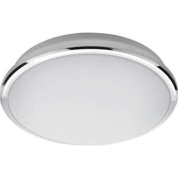 Sapho SILVER stropní LED svítidlo, Ø 29cm, 10W, 230V, 3000K/4000K/6500K, IP44, chrom - AU480