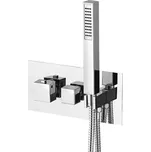 Sapho LATUS podomítková sprchová termostatická baterie vč. sprchy, 2/3 výstupy, chrom - 1102-45