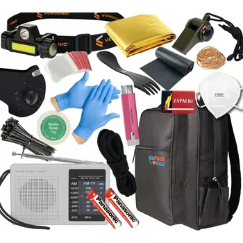 turistický batoh Vojenský Batoh GOPACK 30l XV 20-40 l černý