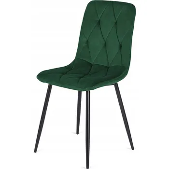 Jídelní židle Židle Lugano velur zelená 1 ks