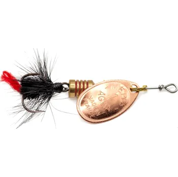Umělá nástraha Rotační třpytka Mepps Aglia Mouche Vel.1 3,6g Měděná/Černá