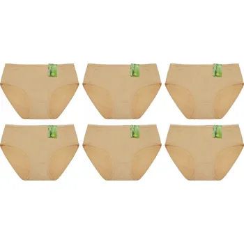 Kalhotky Dámské kalhotky Kalhotky bambusové 6 kusů L/XL
