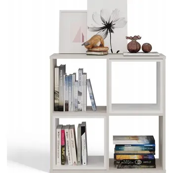 Knihovna Regál TopEshop 75 cm x 75 cm x 30 cm kašmír