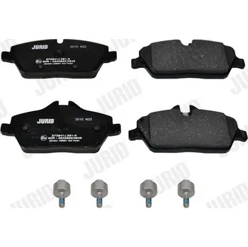Brzdová destička Sada brzdových destiček, kotoučová brzda JURID 573841J