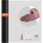 VEVOR Hardware Cloth 152cm x 30,4m, 1/2" pozinkované drátěné pletivo o průměru 19 Gauge, odolné proti povětrnostním vlivům, vinylem potažené drátěné pletivo, odolné svařované zahradní pletivo pro králíky a hady