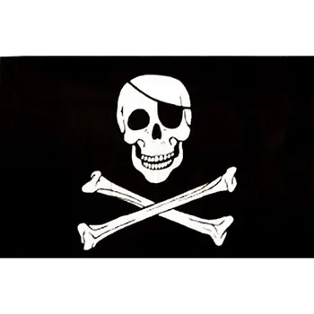 Obraz Pirátská vlajka Fostex 90x150 cm