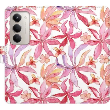Pouzdro na mobilní telefon Flipové pouzdro iSaprio - Flower Pattern 10 - Xiaomi Redmi 15