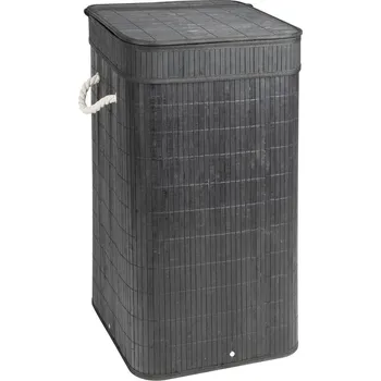 Koš na prádlo Gedy TATAMI koš na prádlo 35,5x63x35,5cm, černá/bílá - TA3814B