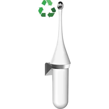 WC štětka MARPLAST ECOLORED WC štětka závěsná, ABS, Soft Touch, bílá - A65801AW