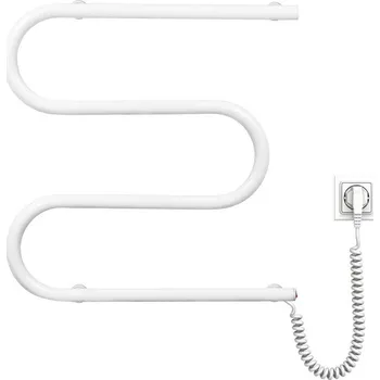 Sušák na prádlo Aqualine VIPE elektrický sušák ručníků, 500x500mm, 59W, bílý - SU155