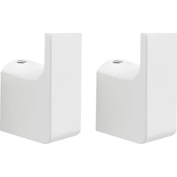 Věšák Gedy PIRENEI háček, balení 2 ks, bílá mat - PI2702