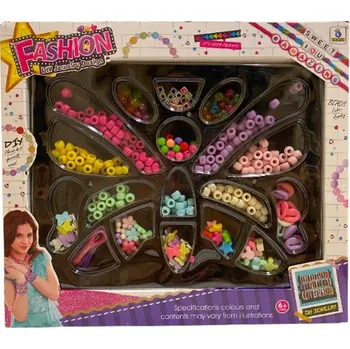 Dětské navlékací korálky SADA KORÁLKY NA VÝROBU ŠPERKŮ, NÁRAMKŮ, NÁHRDELNÍKŮ A DÁREK