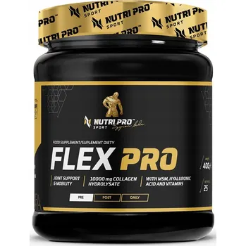 Kloubní výživa Nutri Pro Sport FLEX Pro 400g ZDRAVÉ KLOUBY KOLAGEN MSM GLUKOSAMIN PROLIN