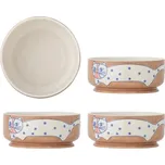 Sada misek Bloomingville Missy 715 ml 4-pack 82063056 hnědá 88X