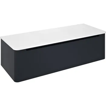 Koupelnový nábytek Sapho KERALA umyvadlová skříňka 120x35x47,5cm, 1x zásuvka, antracit matný - KR120-3434