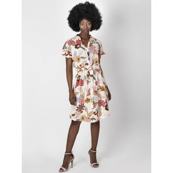 Dámské šaty PERSO Woman's Women's dress with short kimono sleeves PERSO bílá 3498058