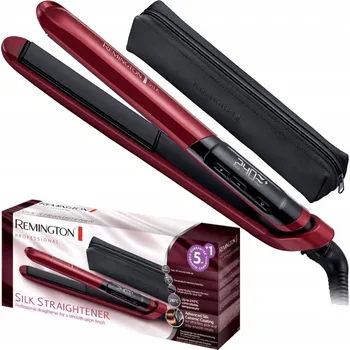 Žehlička na vlasy Žehlička Na Vlasy na vlasy Remington Silk 9600 - Červená, rychlé Předehřívání