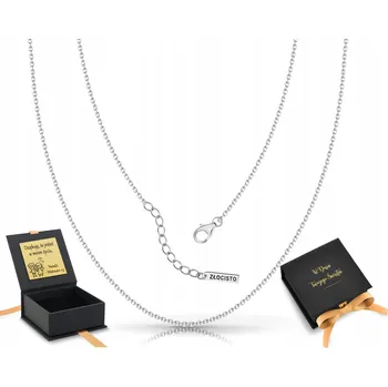 Řetízek Stříbrný řetízek tenký krátký dámský ankr 38 - 41 cm stříbro 925