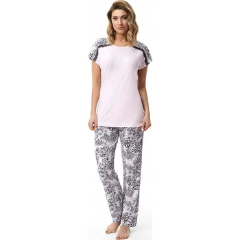 Dámské pyžamo Dámské pyžamo viskózové LARA [Velikost 36, Barva růžová]