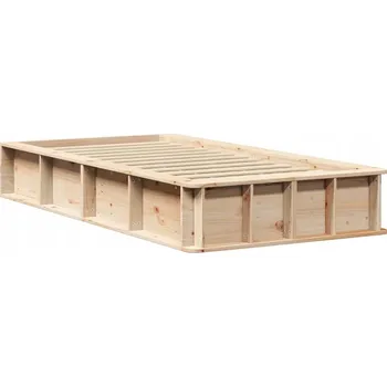Postel Rámeček postele Hnědý 80 x 200 cm Masivní borovicové dřevo
