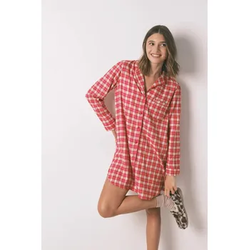 Dámské noční prádlo Noční košile s bavlnou women'secret 4442121 červená 33X, vel. XL