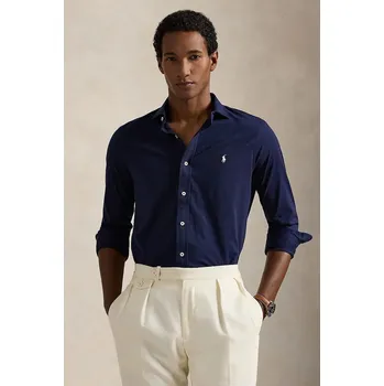 Pánská košile Bavlněná košile Polo Ralph Lauren 710P03960 námořnická modř 59X, vel. L